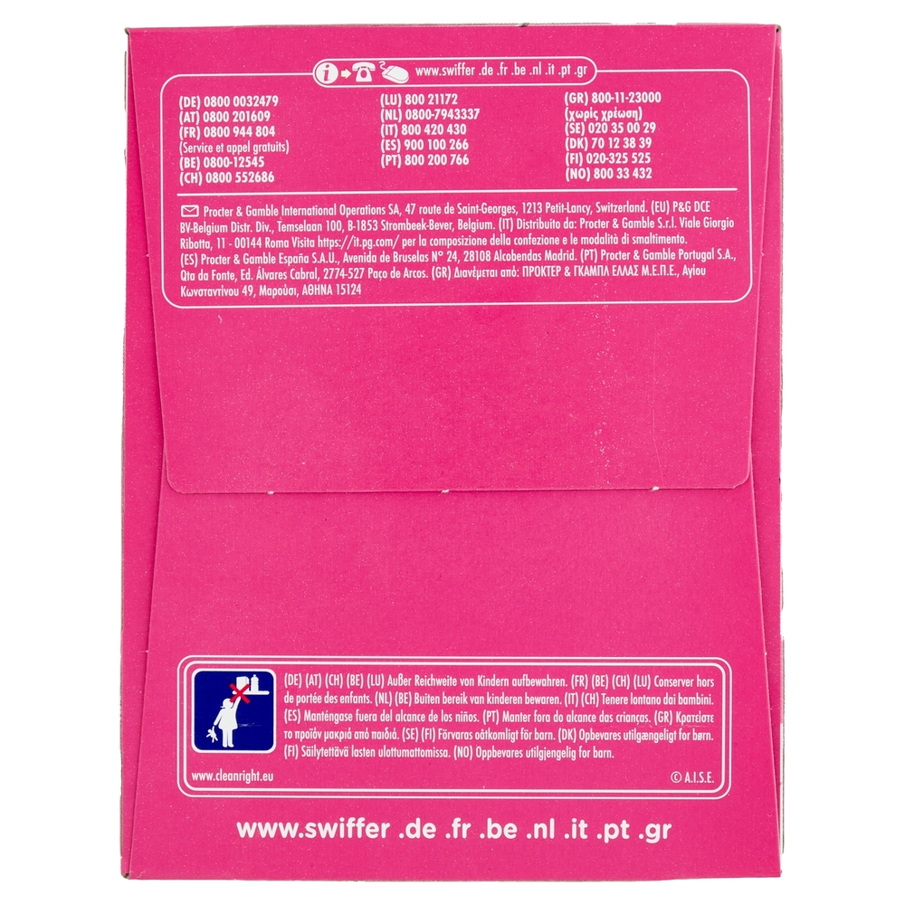 Swiffer Dry Panni Cattura Polvere per Scopa Swiffer - Ricarica 30 Panni limited edition